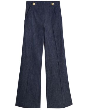 Josh V Wide Trousers - Azul