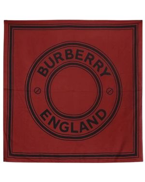 Burberry Silky Scarves - Rouge