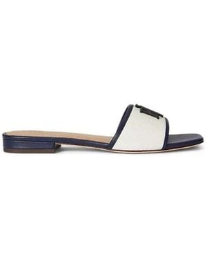Ralph Lauren Sliders - White