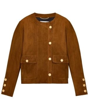 Saint Laurent Light Jackets - Marrón