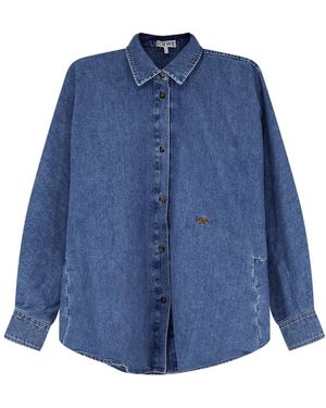 Loewe Denim Shirts - Bleu