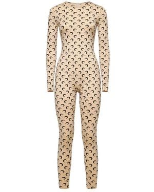 Marine Serre Jumpsuits - Neutro