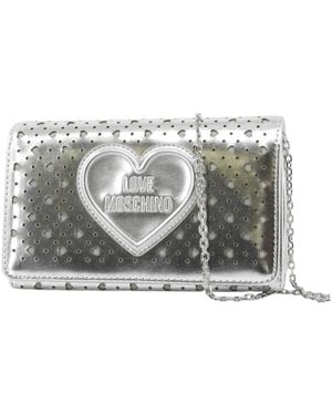 Love Moschino Cross Body Bags - Metallic