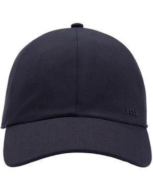 BOSS Einfache Twill Manopesca Cap Mit Logo - Blau