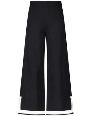 Joseph Ribkoff Relaxed-Fit Weite Beinhose - Schwarz