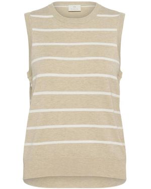 Kaffe Round-Neck Knitwear - Neutro
