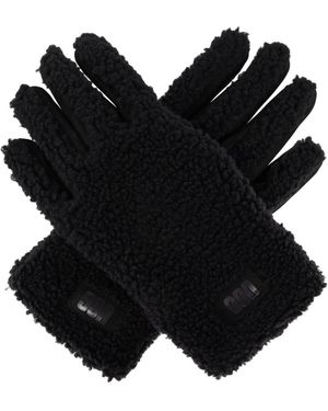UGG Guanti in pelliccia sintetica - Nero