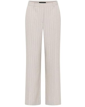 Bruuns Bazaar Straight Trousers - Grigio