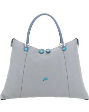 Gabs Tassen ,Blauw ,Leer Thamara Plus Tote Bag - Grijs