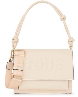 Tous Tassen ,Leer Audree Crossbody Tas - Naturel