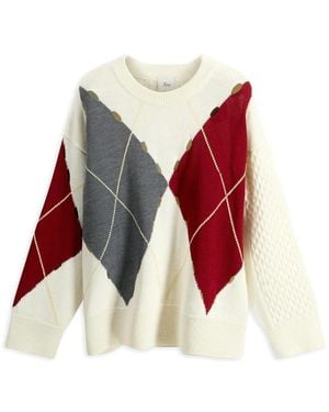 8pm Round-Neck Knitwear - Rojo