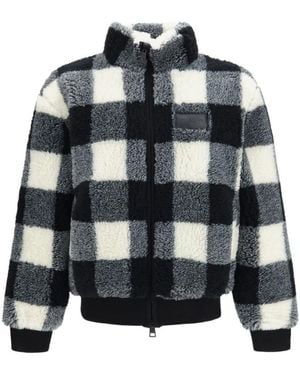 Givenchy Checked Fleece Blouson - Blau