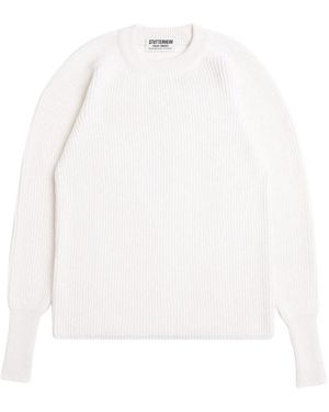 Stutterheim Round-Neck Knitwear - Bianco