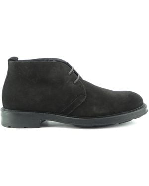 Marco Ferretti Stilvolle braune lederschuhe - Schwarz