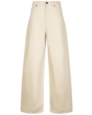 Max Mara Wide Trousers - Natural