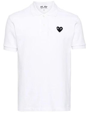 Comme des Garçons Polo Shirts - White