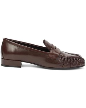 Prada Ledermokassins - Braun