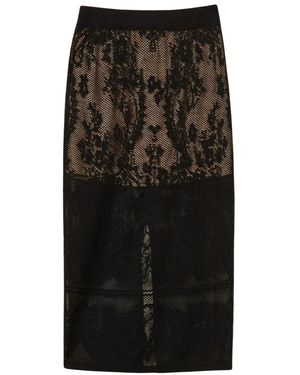Twinset Midi Skirts - Negro
