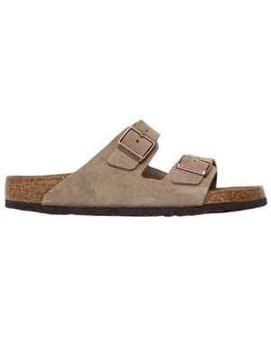 Birkenstock Schoenen ,Leer Arizona Suede Regular Fit - Naturel