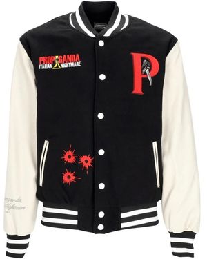 Propaganda Bomber Jackets - Nero