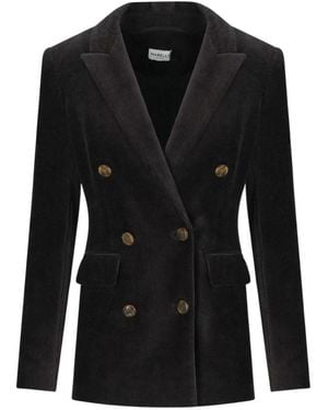 Marella Rum Fluweel Blazer - Zwart