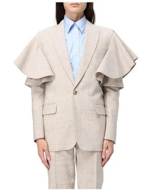 Moschino Tweed Jasje - Naturel