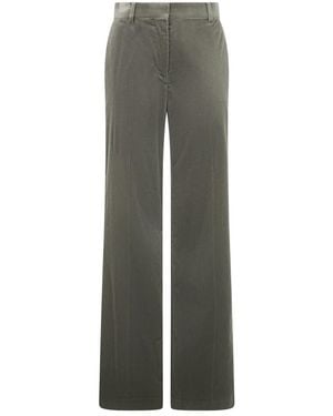 Alberta Ferretti Wide Trousers - Gris