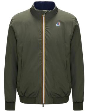 K-Way Bomber Jackets - Green