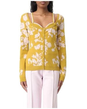 Elisabetta Franchi Cardigans - Yellow