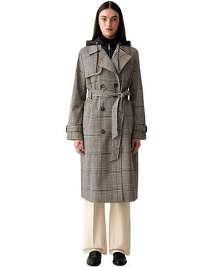 DKNY Dubbelrijige Trenchcoat - Meerkleurig