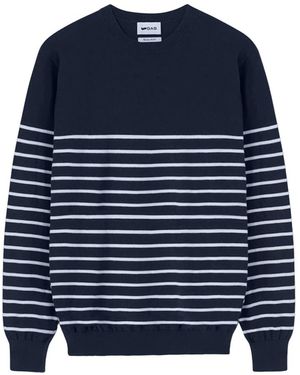 Gas Round-Neck Knitwear - Blue