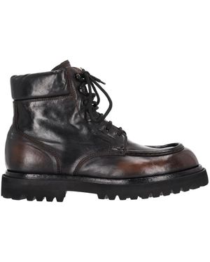 Officine Creative Lace-Up Boots - Black
