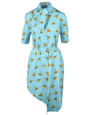 Vivienne Westwood Shirt Dresses - Blue