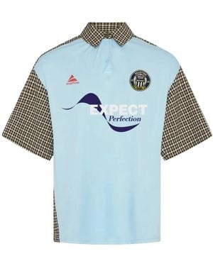 Martine Rose S/S T-Shirt Polo - Blau