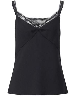 Vince Sleeveless Tops - Zwart