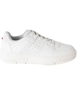 HUGO Sneaker Aus Textil Und Synthetik - Weiß