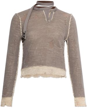 DIESEL M-Dracarina Sweater - Grau