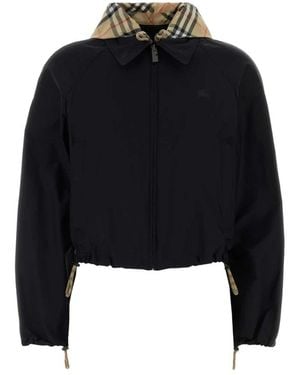 Burberry Bomber Jackets - Black