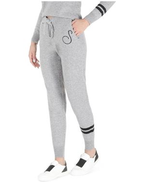 Dee Ocleppo Crown Of Edinburgh Cashmere Track Pants - Grijs