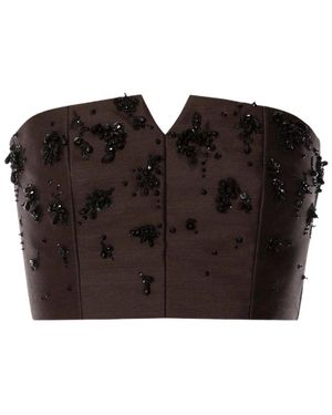 Alberta Ferretti Sleeveless Tops - Nero