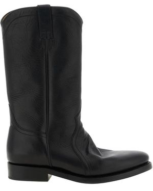 Jil Sander Cowboy Boots - Noir