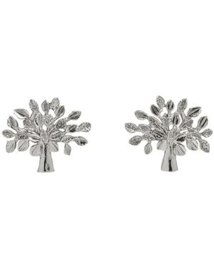 Mulberry Earrings - Metálico