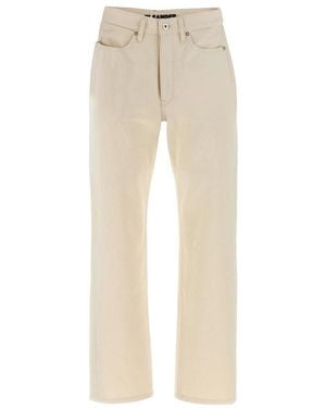 Jil Sander Straight Fit Jeans - Natural