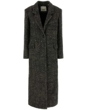Isabel Marant Ealine Mantel - Schwarz