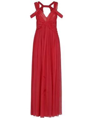 Alberta Ferretti Multi-Strap Maxi Dress - Red