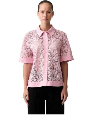 Joop! Leren Blouse - Rood