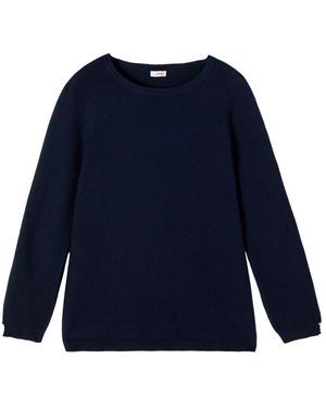 Oltre Round-Neck Knitwear - Azul