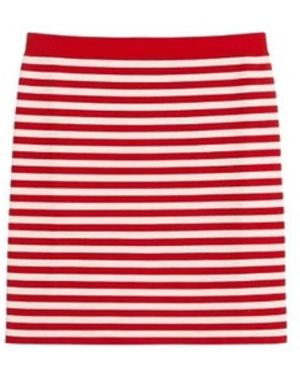 Max Mara Rokken ,Rood ,Leer Domizia Rok