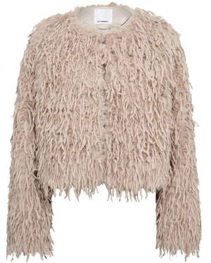 co'couture Faux Fur & Shearling Jackets - Neutro
