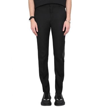 McQueen Broeken ,Zwart ,Wol Cigarette Trs